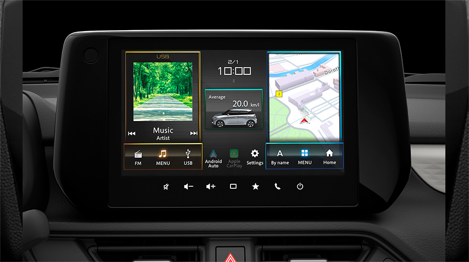 Suzuki Swift — شاشة المعلومات والترفيه