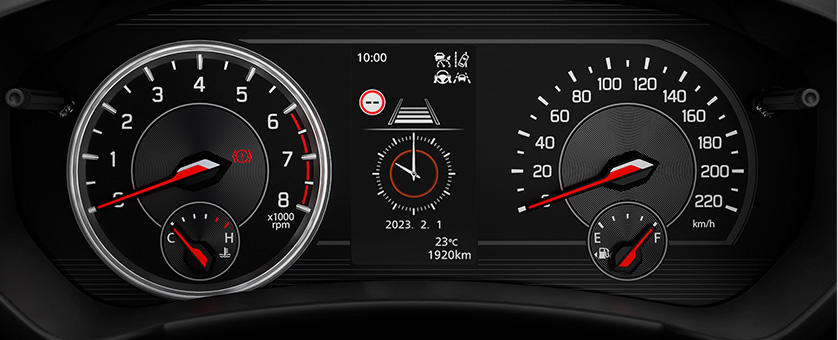 Suzuki Swift — لوحة العدادات